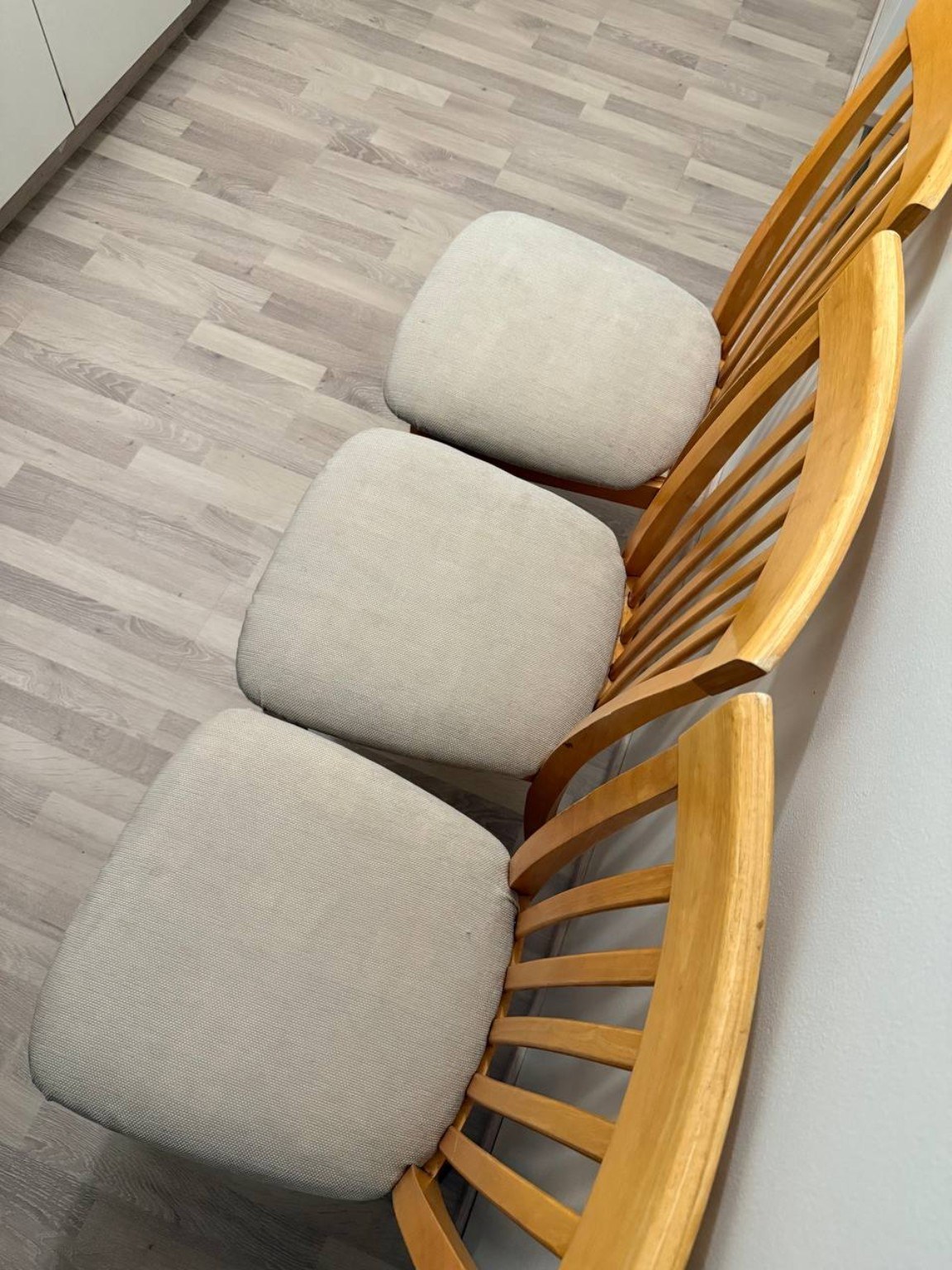 Dining chairs after cleaning